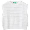 United Colors of Benetton Maglia S/M 104fc108m Maglioncino a Gilet Bambine e Ragazze