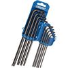 Draper 33748 - Set di chiavi a brugola extra lunghe, Torx/Tx-Star, 9 pezzi, colore: Blu