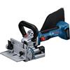 BOSCH GFF18V-086N 18V Brushless Biscuit Joiner - Cordless Woodworking Tool for Accurate Joints, Adjustable Cutting Depth, Dust Extraction Port, Ergonomic Design for Cabinetry & Furniture Making