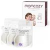 Momcozy Sacchetti Latte Materno 60 Pezzi 240 ML con Beccuccio Laterale | Design da 240 ML Senza BPA con Beccuccio Laterale e Sensore Termico, Ideale per Conservare il Latte in Freezer