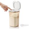 Yimomoyi Dispenser per Latte in Polvere da 2000ml, Contenitore in Polvere Sigillato | Senza BPA Contenitore Ermetico a Prova di Perdite, Scatola per Latte in Polvere con Cucchiaio, Contenitore Ermetico Portatile