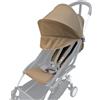 Colu Kid Set di ricambio per passeggino compatibile con Babyzen YOYO/YOYO+/YOYO2/Stokke YOYO3, confezione da 6 colori, cuscino per sedile ispessito e baldacchino elastico, tessuto traspirante e idrorepellente