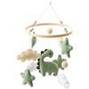 champracer Carillon a vento per bambini, con dinosauro con nuvole, in legno, per bambini, decorazione per la cameretta dei bambini, regalo per bambine o ragazzi