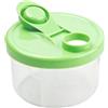 Generic POT della polvere di formula degli erogatori del latte in polvere | Dispenser per latte in polvere, confezione da 3 contenitori Tiny To Tots 0M + senza BPA, 3 scomparti separati per porzionare