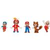 Jakks Pacific SUPER MARIO Nintendo - Set di 5 statuette Only Mario, 6,5 cm