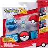 Pokémon Squirtle Clip 'N' Go - Set cintura Squirtle da 5,1 cm, con cintura Clip 'N' Go, accessori per Poké e Dive Ball
