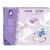 Janod - Step by Step Drawing - Imparare a disegnare - 20 Modelli Fantasy - Kit di Disegno per Bambini - Apprendimento del Disegno e Concentrazione - dai 7 Anni in su - J09153