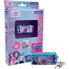 Lexibook, K-Pop, Mini Fotocamera Digitale, Ricaricabile, DJKC78KPLXB | Mini fotocamera digitale portachiavi con modalità foto e video, memorizza 500 foto, si ricarica tramite USB-C, Blu e Viola