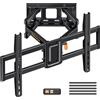 SURIGHT Supporto a muro per televisori LED, LCD, Plasma e curvi da 37-75 pollici - Supporto inclinabile e girevole - Standard VESA 200x100-600x400