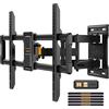 oCreon Supporto a parete girevole e inclinabile per televisori piatti e curvi da 42-86 pollici - Supporto TV, massimo VESA 600x400mm, capacità massima 60kg