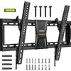 oCreon Supporto a muro per la maggior parte dei televisori LCD, LED, 3D, Plasma, con peso fino a 60 kg. Supporto sottile e inclinabile