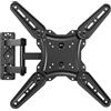 oCreon Supporto a muro per televisori da 66-165 cm (26-65 pollici) - Inclinabile - Estensibile - Compatibile con standard VESA fino a 400 x 400 mm - Portata massima: 35 kg