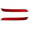 Generic Compatibile Con BMW Per Serie 3 F31 2011 2012 2013 2014 2015 63147285745 63147285746 Auto Sinistra Destra Paraurti Posteriore Riflettore Stop Lente Lampada Catadiottri paraurti(Set)