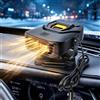 KQWVZ Riscaldatore per Auto, 12v Riscaldatore Auto Portatile, Riscaldatore Portatile per Auto con Accendisigari, 2 in 1 Riscaldatore per Sbrinamento, Sbrinatore Universal, per Camion Camper Caravan
