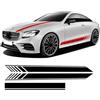 AZIKEN 3 Pz Car Hood Decal Strisce Laterali Gonna Adesivo, Per Mercedes Benz E Classe W213 S213 A238 C238 E63 AMG E43 E53 E200 E220 E300
