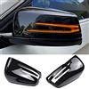Yoegerery Calotta Specchio Retrovisore a Sinistra Destra Coperchi a specchio laterale per Benz W204 W176 W246 W212 W221 C117 X204 X156 (Nero Brillante)