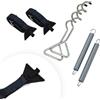 ANEELV Set per tenda da sole compatibile con Thule Omnistor Camper, colore nero