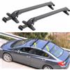 GDSKR Set di 2 barre portapacchi per auto, portabagagli per auto, portapacchi universale, per auto a 4 o 5 porte universale, barre trasversali regolabili con blocchi di sicurezza
