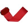 Sihavena Cinghia di traino in nylon a doppia cucitura con gancio da rally per rimorchio automobilistico e recupero del veicolo montato sul paraurti (rosso)