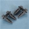 RJKZX Viti e clip di ricambio 2pc Clip Di Fissaggio Automatico In Plastica Per Camion Per Auto Paraurti Anteriore Pannello Superiore Sostituisce Per Toyota Per RAV4 2001-2005 2004 2003 2002