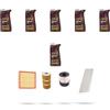 HOFFCAR Kit tagliando 4 FILTRI e 6L OLIO M compatibile con Opel Vivaro B 1.6 CDTI 85kw dal 2015