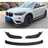 MCHDMI Spoiler Anteriore Sottoparaurti Per BMW X1 F48 F49 2015-2019, Paraurti Lip Splitter Body Kit Diffusore Canard Protector