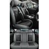 NOBQUA Coprisedili Auto Universali per 5 Posti in Vera Pelle-Compatibili con MG HS/ZS BYD Atto 3 / Seal/Tang - Impermeabili, Antiscivolo-Set Completo per SUV e Berlina
