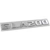 KARFRI 3D ABS Cromato GLA260 Logo GLA200 Emblema Lettere Adesivo Bagagliaio Distintivo Decalcomania Compatibile Con Mercedes Benz GLA 200 X156 H247 Accessori (Color : GLA200 Chrome)