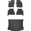 FROGUM Esclusivi Tappetini auto in gomma e vasca baule bagagliaio su misura per Ford Kuga I 2008-2013 | Bordo alto| Robusto e durevole