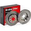 STARK SKBD-0020051 2x Disco freno Anteriore senza viti/bulloni Compatibilità con CITROËN C1 PM, PN