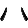 OAUWYUBA divisore aerodinamico anteriore， spoiler protezion Per W176 A200 A250 A45 Per AMG Hatchback Sport 2016-2018 Paraurti anteriore Lip Spoiler Splitter Canards Vents(Model 1)