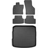 Wielganizator Tappetini in gomma + vasca baule compatibili con Audi S3 8V, SOLIDPRO