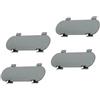 LIANGBAOS Barre Portatutto Per Jeep Per Cherokee 2014-2019 Portapacchi Sul Tetto Copertura Della Guida Laterale Assy Coperture Guida Laterale Portapacchi 68141170AC Auto Portapacchi