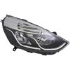 GV-ZONE Faro Faro Lato Destro Faro Lato Passeggero Montaggio Faro Anteriore Luce Auto Lampada Auto Compatibile con Renault Clio 4 2012 2013 2014 2015 2016 Nero VP2432P