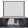 Cryptisg Rete Carico Bagagliaio Auto Elastica, 70×50 cm | Espandibile Fino 120×80cm, Rete Bagagliaio Auto, Reti Soffitto Tetto Organizer, Universale per Truck Tronco Reti Car Van SUV
