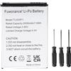 Fuworance Batteria compatibile con Alcatel One Touch 7040D,7041X,Elevate,Fierce 2,Idol 2 Mini 2, Pixi U5,Pop 2 4.0 LTE,Pop Astro,Pop C7 Dual,OT-4037V,OT-4045,OT-5000mAh 17,OT-5042A