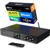 Majority Fitzwilliam Connect CD HiFi Lettore CD con DAB/DAB+/FM e Bluetooth | Spotify Connect, USB MP3 e Podcast | Uscite RCA Ottica Coassiale, 90 Preset, Sveglia Doppia, App OKTIV e Telecomando