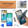 AmComponent - display di ricambio per HUAWEI P SMART 2021 PPA-LX1 PPA-LX2 schermo frame vetro LCD touch screen | Componente di ricambio con luminosità intensa e risposta al tocco reattiva