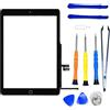 Hedywei Schermo di ricambio per iPad 9a 10,2 (A2602 A2603 A2604 A2605) Digitalizzatore touch screen di generazione 2021 adesivo preinstallato + pulsante Home, kit di riparazione completo