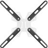 Putilsen Mount Vesa Mount Adapter per schermi 32-55'' - Staffa di estensione per TV LCD LED, piastra adattatore per montaggio TV VESA fino a 400 x 400 mm, nero