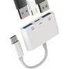 HOYULLI Adattatore da USB-C a doppio USB A (3 in 1) cavo di ricarica di tipo C, adattatore Thunderbolt per porta di ricarica Thunderbolt, tastiera, mouse, lettore di schede USB, OTG Dongle compatibile con