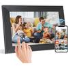 TSITSC Cornice portafoto digitale Wi-Fi, 10,1 pollici, 1920 x 1200, Full HD IPS, 32 GB di memoria, con app Frameo, rotazione automatica, regalo per genitori e nonni