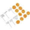 Generic Set Pettini di Ricambio per Testina Disco Rigido, Strumenti di Recupero Dati per Riparazione Testina Disco Rigido con Kit di Strumenti da 21 Pezzi Modello 104#, 123#, 203#, 302#,