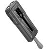 Sungive Power Bank 15000mAh con Torcia LED, PD 22.5W Ricarica Rapida, Type-C, Compatibile iOS/Android, 2 Dispositivi, Grande Capacità per Viaggi, Blackout ed Emergenze Outdoor,Nero