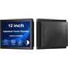 VSDISPLAY Monitor touchscreen industriale da 12 pollici 1024x768 300 nits | protezione IP65, tocco capacitivo a 10 punti, ampio intervallo di temperatura