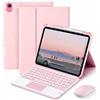 QYiiD Custodia Tastiera per iPad (A16) 11th/10th Gen, Trackpad Multi-Touch, Italiano QWERTY Tastiera Blutooth Rimovibile con Mouse Blutooth 2,4G per iPad 11th 10th Generation, Rosa