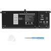 KEATFE H5CKD - Batteria di ricambio da 53 Wh/15 V per Dell Inspiron 5300 5401 7405 2 in 1, Latitude 3410 3510, Vostro 5401 5501, H5CKD 9077G 7T8CD TXD03 JK6Y6 09077G 09077G 7T8CD 0TXD03 0JK6Y6