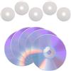 SILENRADAWN 10 Pezzi Dischi DVD-R Riscrivibili ad Alta Capacità, in Plastico, per Musica e Registrazione Dati in Ufficio