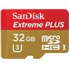 Sandisk Extreme Plus Scheda di Memoria, MicroSDHC da 32 GB + Adattatore SD fino A 95 Mb/Sec, Classe 10, U3, V30, [Vecchio Modello]