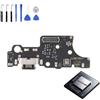 Eutoping Scheda Porta di Ricarica per Motorola Moto E14 Motorola Moto G04 con Ricarica Rapida IC Flex Cable Assembly Sostituzione